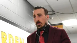 Boston Bruins left wing Brad Marchand (63) makes his way to the locker room before game 5 of the NHL, Eishockey Herren, USA Stanley Cup Finals between the St Louis Blues and the Boston Bruins held at TD Garden, in Boston, Mass.