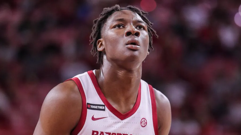 Arkansas Razorbacks forward Adou Thiero