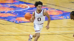 NCAA, College League, USA Basketball 2023: Gonzaga vs. Purdue NOV 20 November 20, 2023: Gonzaga guard Ryan Nembhard (0) runs down the court during the Allstate Maui Invitational basketball game between the Gonzaga Bulldogs and the Purdue Boilermakers at Sofi Arena in the Stan Sheriff Center in Honolulu, Hawaii. Glenn Yoza CSM