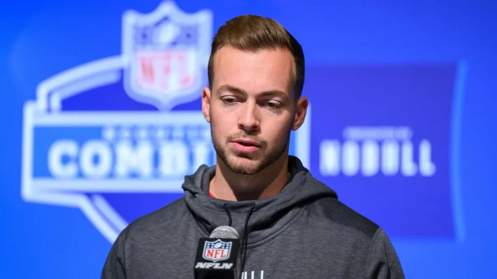 Jake Haener, quarterback for the New Orleans Saints