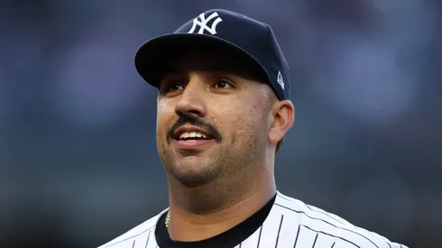 Nestor Cortes #65 of the New York Yankees looks on after the second inning against the Seattle Mariners at Yankee Stadium on May 22, 2024 in the Bronx borough of New York City.