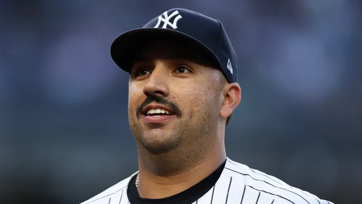 Nestor Cortes #65 of the New York Yankees looks on after the second inning against the Seattle Mariners at Yankee Stadium on May 22, 2024 in the Bronx borough of New York City.
