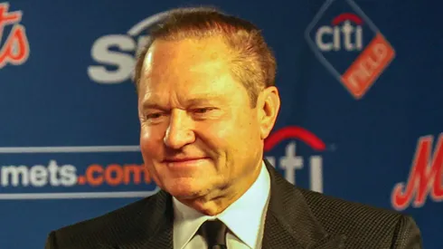 Baseball agent Scott Boras in New York City during Juan Soto's introduction with the Mets.