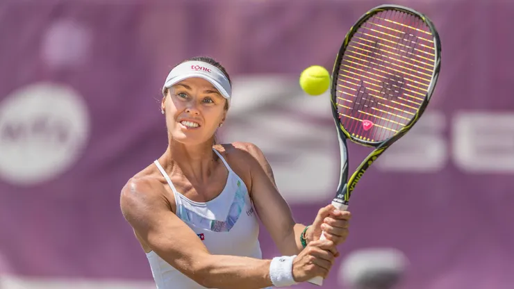 Martina Hingis at the 2017 WTA Tour Mallorca Open.