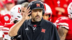 Nebraska Cornhuskers head coach Matt Rhule walks the sideline in action during a NCAA, College League, USA Division 1 football game between Northern Iowa Panthers and the Nebraska Cornhuskers at Memorial Stadium in Lincoln, NE.