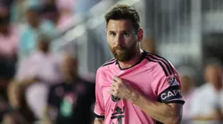Lionel Messi of Inter Miami looks on during a match against Atlanta United