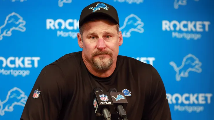 Head coach Dan Campbell of the Detroit Lions