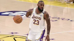 Los Angeles Lakers forward LeBron James (23) during the Memphis Grizzlies vs Los Angeles Lakers game at Crypto.com Arena.