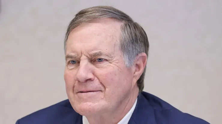 Bill Belichick during a meeting with Prime Minister of Croatia Andrej Plenkovic at Banski dvori, in Zagreb, Croatia, on June 3, 2024.