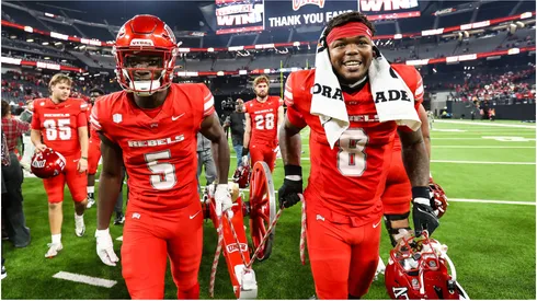Greg Burrell and Marsel McDuffie of UNLV
