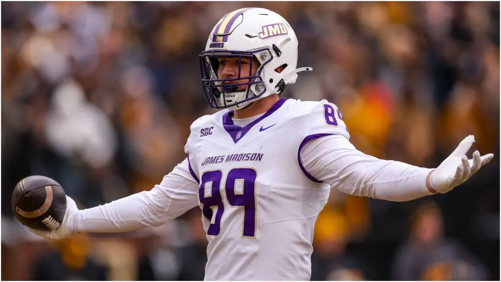 James Madison Dukes tight end Josh Phifer – IMAGO / ZUMA Press Wire