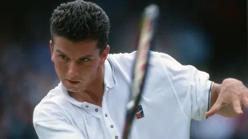 Richard Krajicek during 1996 Wimbledon.