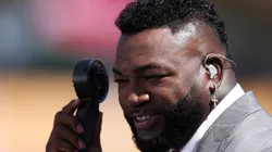 Former Boston Red Sox player David Ortiz is seen prior to Game Two of the Championship Series between the New York Mets and Los Angeles Dodgers at Dodger Stadium on October 14, 2024 in Los Angeles, California.