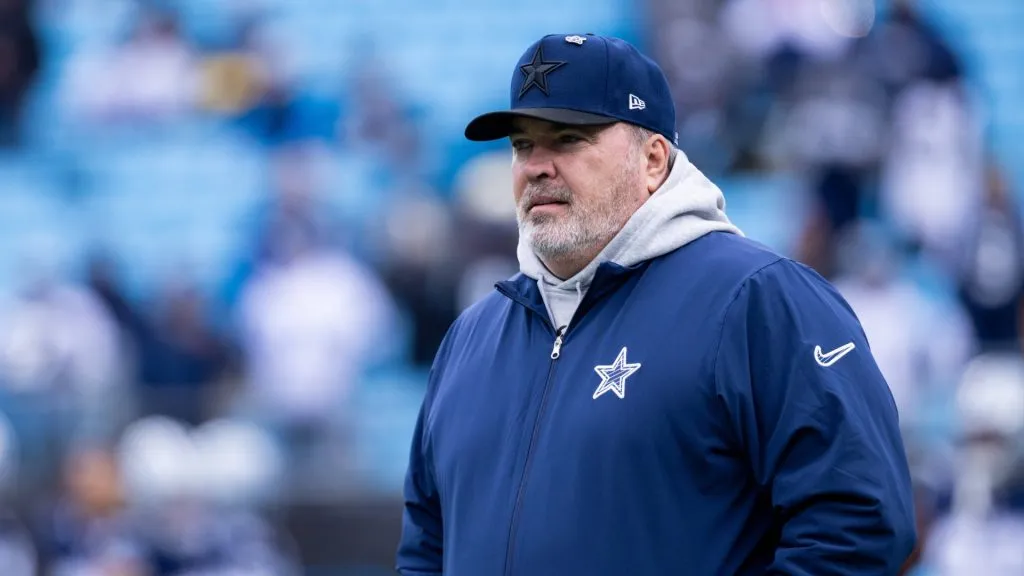 Dallas Cowboys head coach Mike McCarthy before the NFL, American Football Herren, USA matchup on December 15, 2024. (Source: IMAGO / ZUMA Press Wire)
