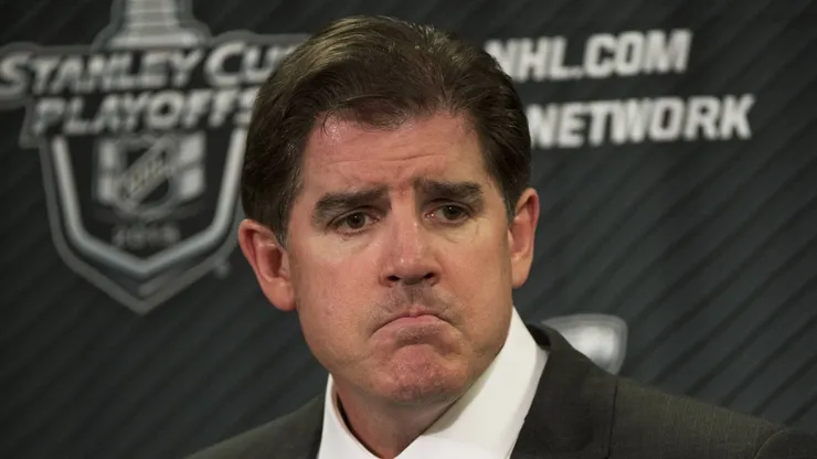 Former Nashville Predators head coach Peter Laviolette addresses the media following his team s 4-3 double overtime loss to the Chicago Blackhawks on Wednesday at Bridgestone Arena in Nashville, TN.