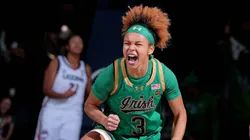 Notre Dame Fighting Irish guard Hannah Hidalgo (3)