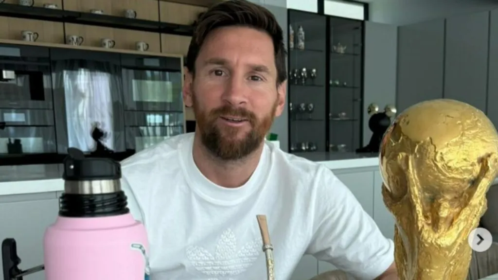 lionel messi's instagram message