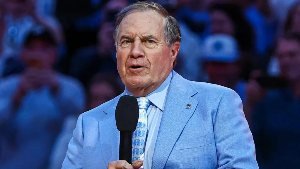 Bill Belichick during a media press conference