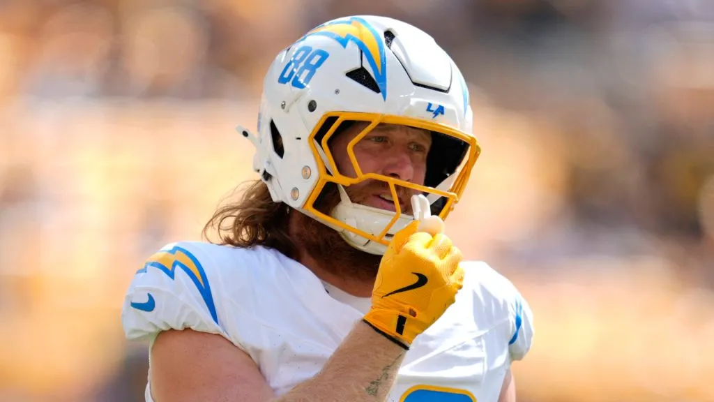 Hayden Hurst, tight end for the Los Angeles Chargers
