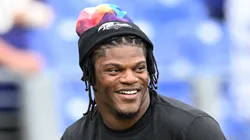Lamar Jackson quarterback of the Baltimore Ravens