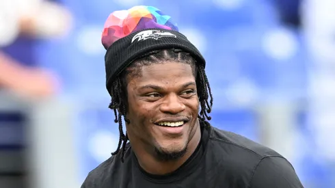 Lamar Jackson quarterback of the Baltimore Ravens