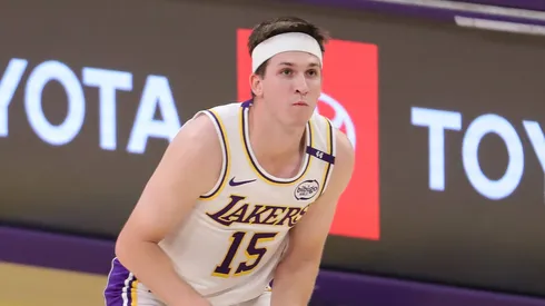 Los Angeles Lakers guard Austin Reaves (15) looks to shoot during the Memphis Grizzlies vs Los Angeles Lakers game on December 15, 2024