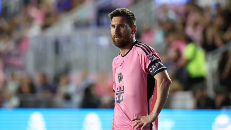 Lionel Messi of Inter Miami looks on during MLS match