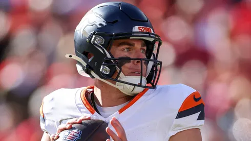 Denver Broncos quarterback Bo Nix