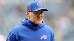 Head coach Sean McDermott of the Buffalo Bills looks on before the game against the Seattle Seahawks at Lumen Field on October 27, 2024.