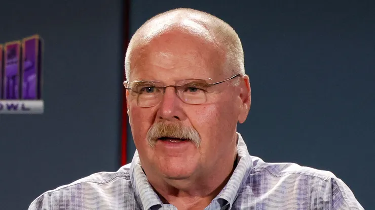 Andy Reid head coach of the Kansas City Chiefs