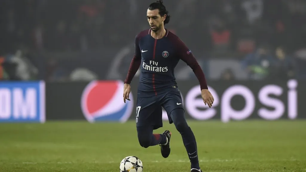 Javier Pastore during a UEFA Champions League game between PSG and Real Madrid. (IMAGO / Pro Shots)