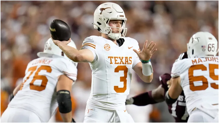Texas quarterback Quinn Ewers