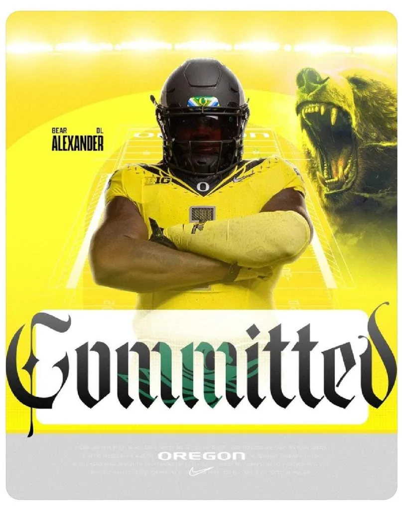 Bear Alexander to Oregon