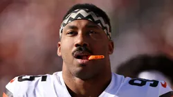 Myles Garrett with the Cleveland Browns