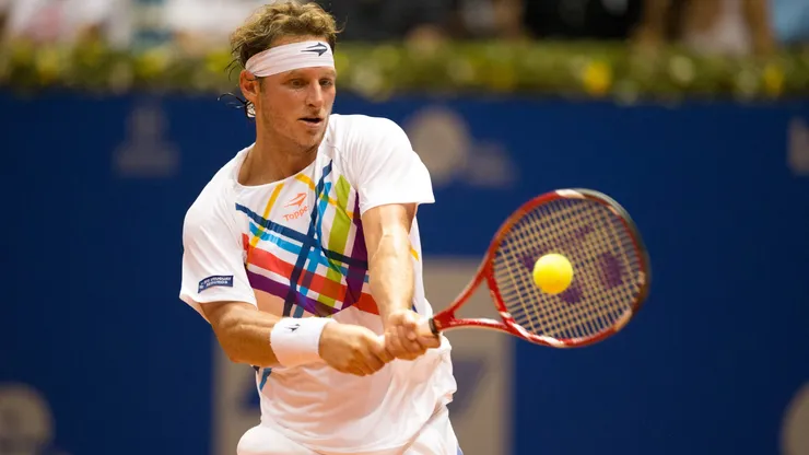 David Nalbandian during the Rio Open at Brazil in 2013.