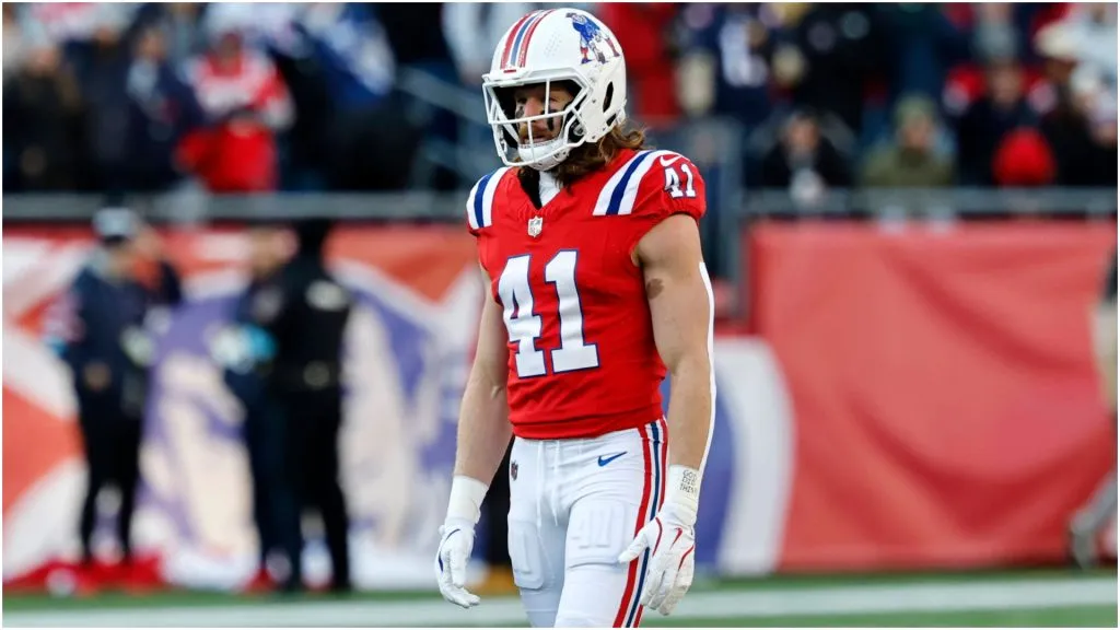 New England Patriots defensive back Brenden Schooler – IMAGO / Icon Sportswire
