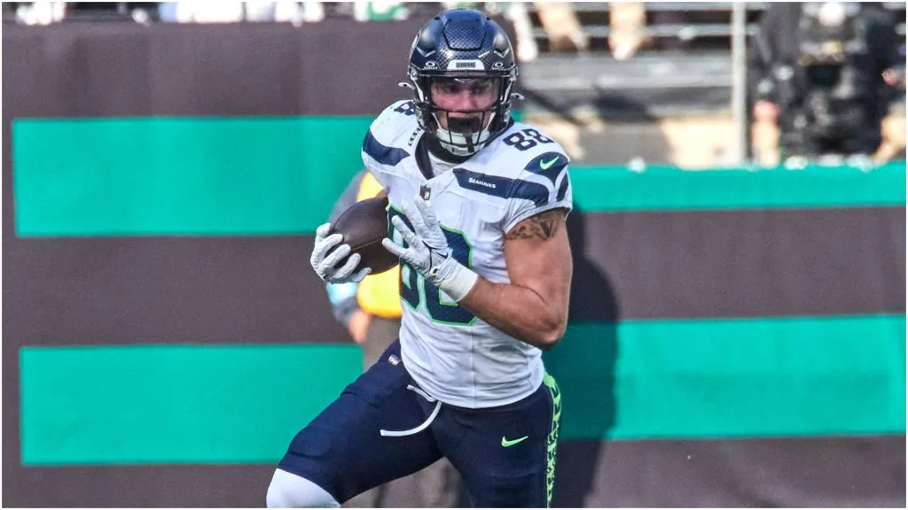 Seattle Seahawks tight end AJ Barner – IMAGO / ZUMA Press Wire