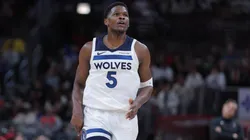 Minnesota Timberwolves guard Anthony Edwards (5) during the first half against the Chicago Bulls.