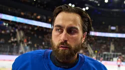 Alex Tuch, Buffalo Sabres 89 in the friendly match of the Global Series Challenge EHC RB MUENCHEN - BUFFALO SABRES 0-5 at SAP Garden in Munich, Germany