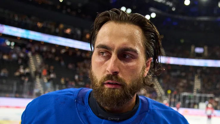 Alex Tuch, Buffalo Sabres 89 in the friendly match of the Global Series Challenge EHC RB MUENCHEN - BUFFALO SABRES 0-5 at SAP Garden in Munich, Germany