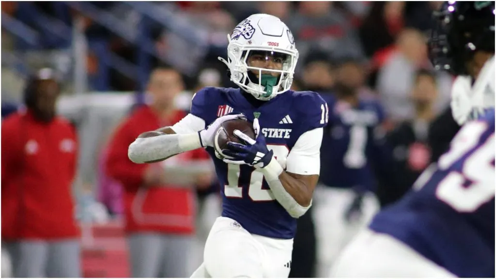 Fresno State Bulldogs wide receiver Jalen Moss – IMAGO / Newscom World