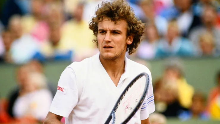 Mats Wilander during 1985 Roland Garros.
