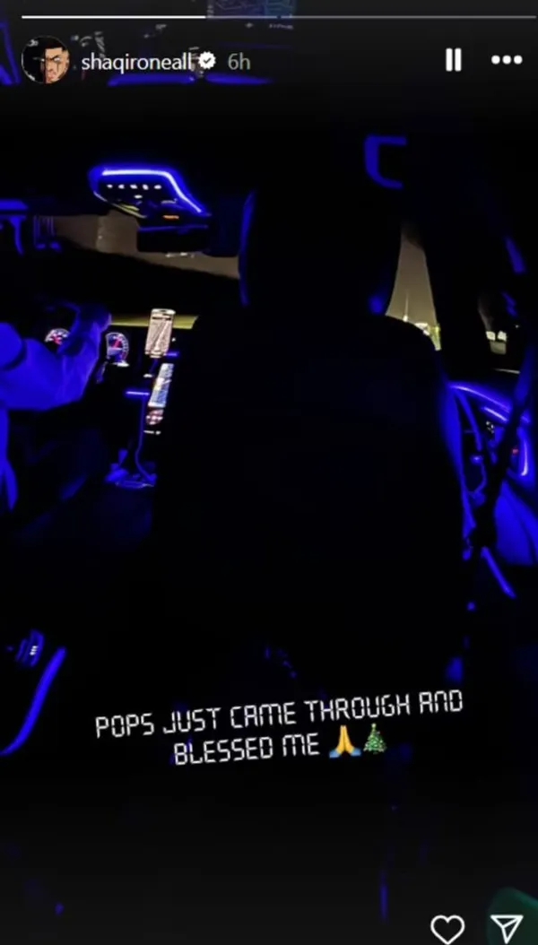Via Shaqir O’Neal’s Instagram