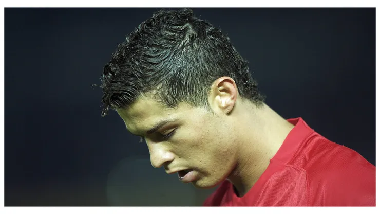 Cristiano Ronaldo (Manchester United) enttäuscht - Fußball Herren FIFA Klub WM 2008, World Championship, Toyota Cup, Worldcup, Halbfinale Einzelbild Yokoham