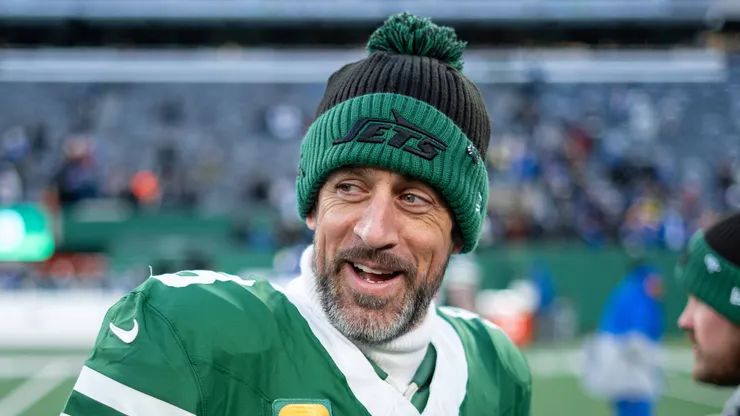 Aaron Rodgers, quarterback for the New York Jets