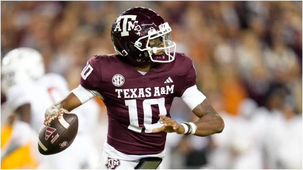 Texas A&amp;M quarterback Marcel Reed – IMAGO / ZUMA Press Wire