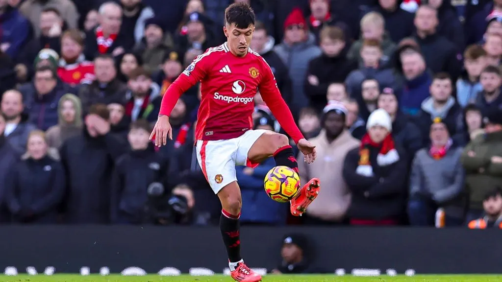 Lisandro Martinez of Manchester United during the Manchester United FC v AFC Bournemouth English Premier League match at Old Trafford