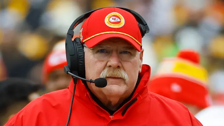 Andy Reid head coach of the Kansas City Chiefs