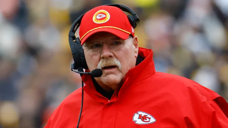 Andy Reid head coach of the Kansas City Chiefs