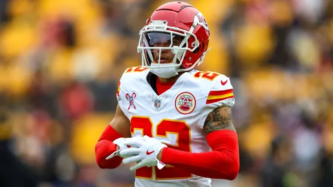 Trent McDuffie of the Kansas City Chiefs